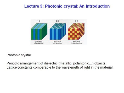 Nanohub Org Resources Ece S Lecture Photonic Crystal An