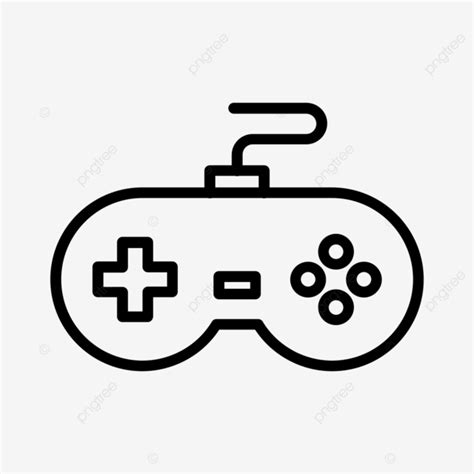 Game Controller Line Icon Vector Controller Drawing Controller Sketch