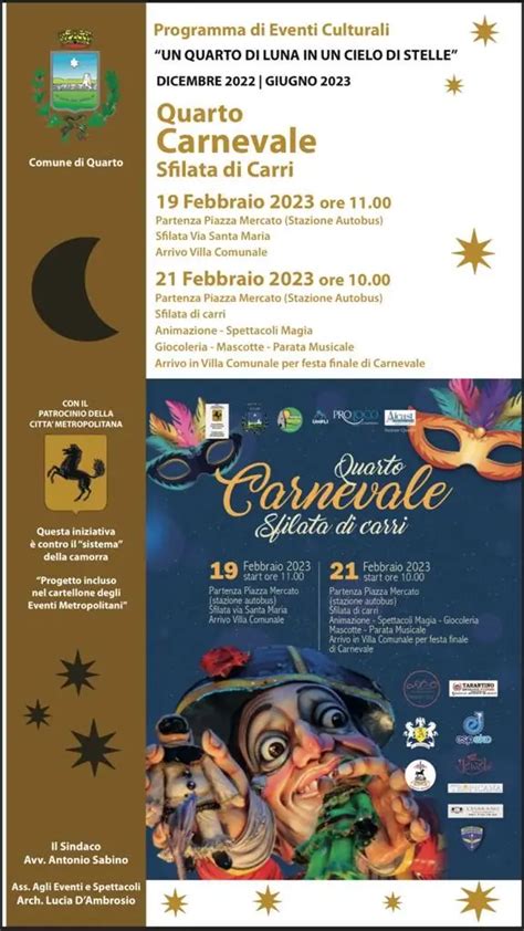 Carnevale 2023 A Quarto Tutti Gli Eventi