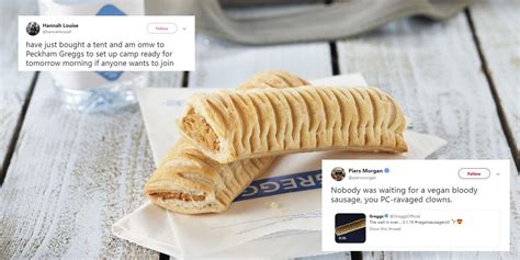 Greggs Vegan Sausage Roll Has Arrived And Piers Morgan Is