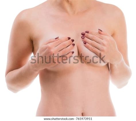 Naked Girl Holding Her Breast Stock Photo 765973951 Shutterstock