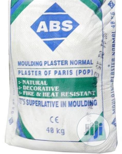 Abs Pop Cement Purity Extra White Plaster Of Paris In Yaba