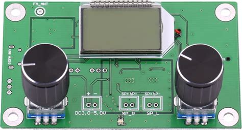 Tablero estéreo digital Módulo receptor de radio FM DC 3V a 5V estéreo