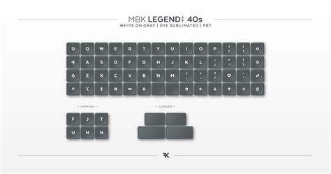 Mbk Legend S Grey On White