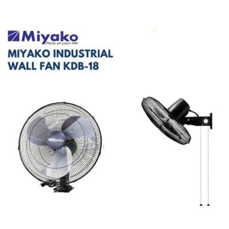 Jual Power Fan Miyako Kdb Kipas Angin Besi Dinding Miyako Inch