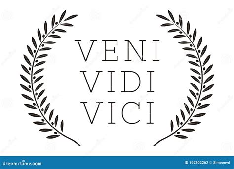 Veni Vidi Vici Latin Quote Poster Translation I Came I Saw I