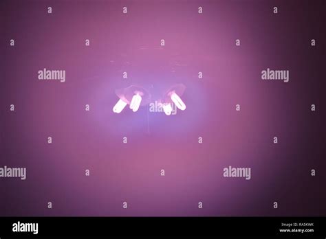 Ceiling Lamp Through Fogged Lens Stock Photo Alamy