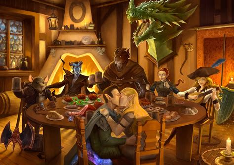 [Art] DND Group commission I had a pleasure to work on : r/DnD