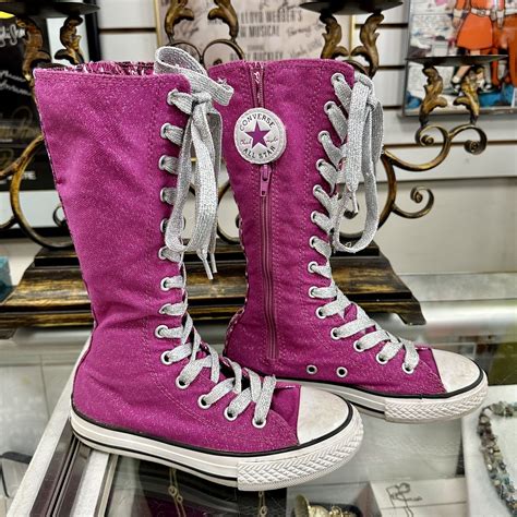 Knee High Pink Converse Online Bellvalefarms