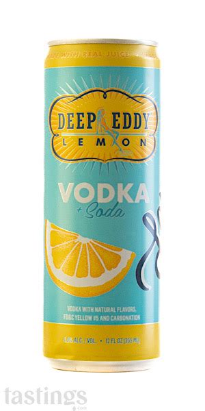 Deep Eddy Lemon Vodka Soda Usa Rtd Review Tastings