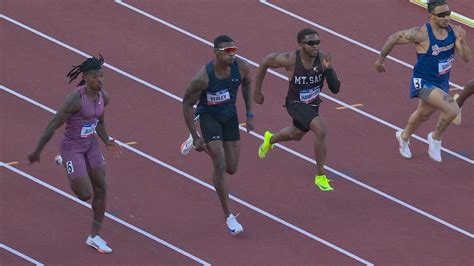 Trials Fred Kerley Wins Men S 100m Heat In 10 03 Seconds NBC Olympics