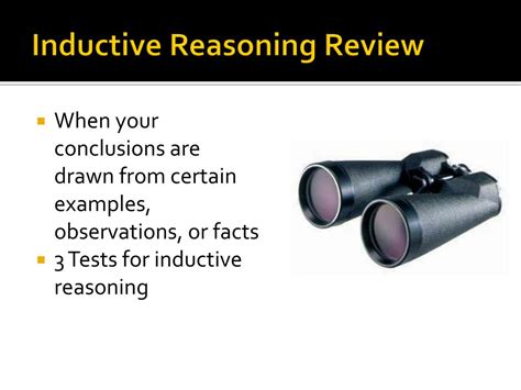 Ppt Tests For Inductive Reasoning Powerpoint Presentation Free