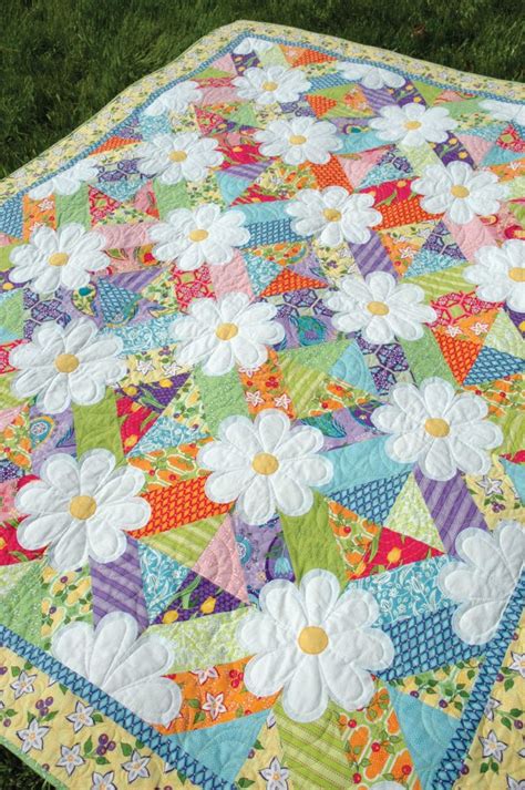 Blossoms Pdf Flower Quilt Patterns Quilt Patterns Quilts