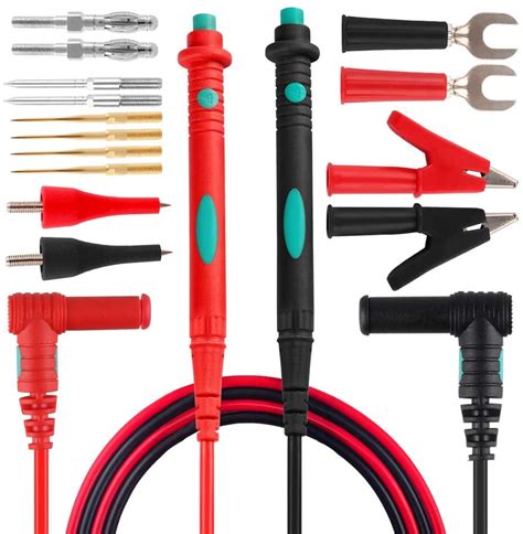 Micsoa Multimeter Test Leads Kit Digital Multimeter Leads With Alligator Clips Replaceable