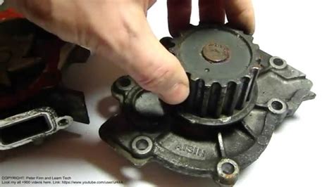 How Works Water Pump In Car Engine Info Youtube