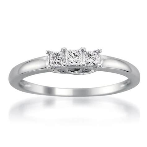 Buy Pompeii Ct Stone Princess Cut Diamond Ring K White Gold