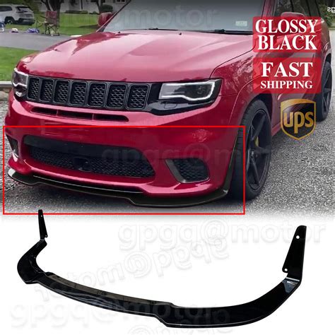 For Jeep Grand Cherokee SRT Trackhawk 17 21 Winglet Front Bumper Lip