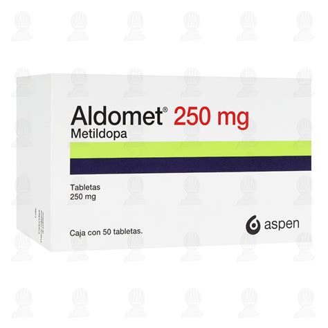 Aldomet 250 Mg 50 Tabletas