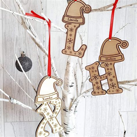 Initial Christmas Decoration Catsi Creative