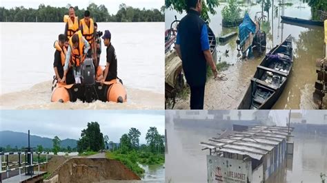 Assam Flood Situation Death Toll Rises To 46 Over 16l Affected