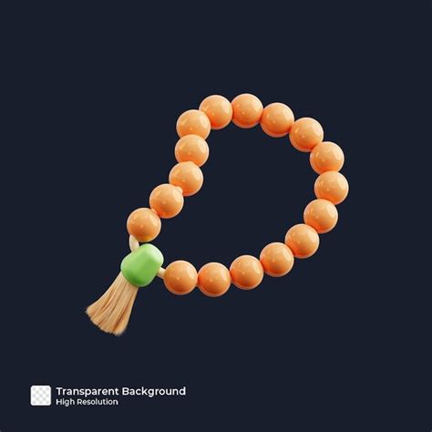 Premium Psd Prayer Beads D Render Illustration Isolated Premium Psd