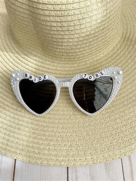 Bride To Be Sunglassesbride Heart Sunglassesbridal Etsy