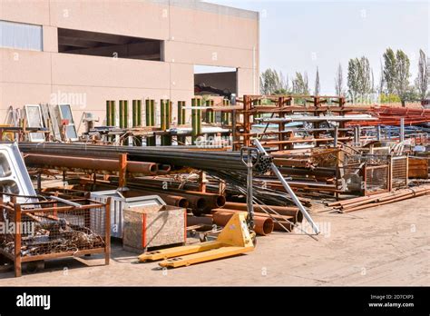 Metal Ready For Recycling Stock Photo Alamy