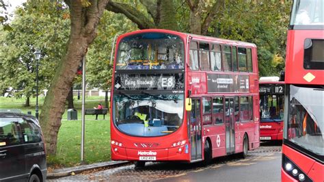 FULL ROUTE VISUAL Metroline Route E8 Hounslow Bell Corner To Ealing