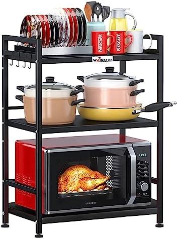 Winstar Metal Microwave Stand Microwave Otg Rack For Kitchen