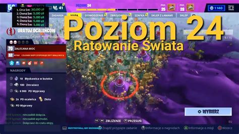 Bardzo Fajny Live Wyprawy Poziom 24 Fortnite Ratowanie YouTube