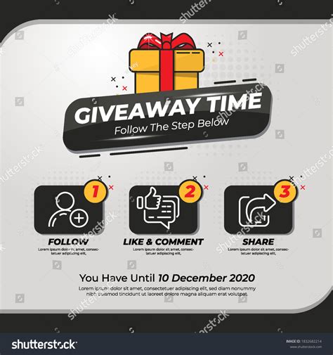 Giveaway Poster Images: Browse 8,721 Stock Photos & Vectors Free