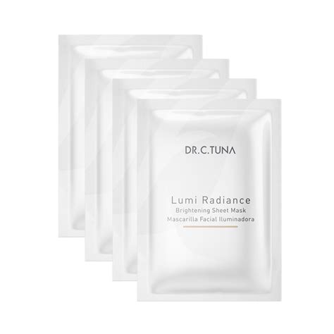 Dr C Tuna Lumi Radiance Brightening Sheet Mask X 4