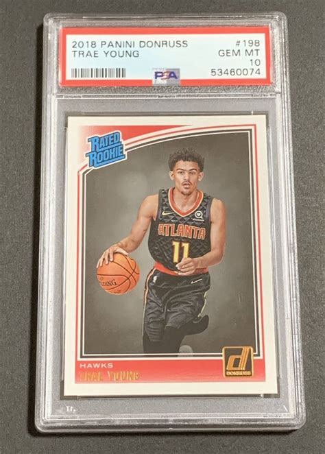 代購代標第一品牌樂淘letaoPSA 10 2018 19 Panini Donruss Rated Rookie Trae Young