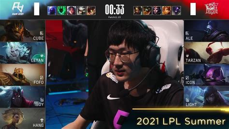 When ADC Sold All His Items RA VS LNG Game 2 Highligths 2021 LPL