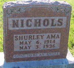 Shurley Ama Nichols 1914 1936 Find A Grave Memorial