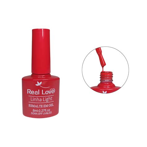 Esmalte Em Gel Linha Light Ml Real Love Lady Linda Cosm Ticos