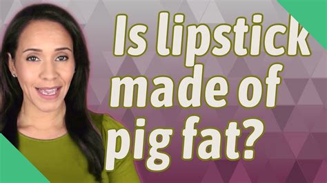 Is Makeup Made Of Pig Fat Saubhaya Makeup