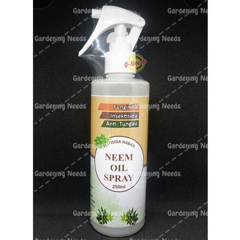 Jual Neem Oil Spray 250ml Pestisida Insektisida Fungisida Nabati