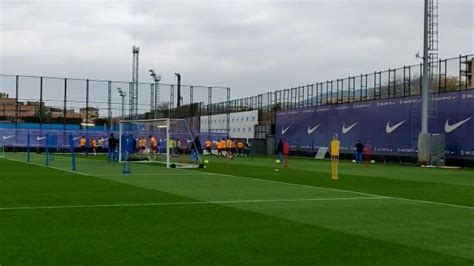 Madrid Fc Barcelona Ltimo Entrenamiento Del Bar A Antes Del Cl Sico