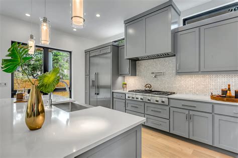 Grey Kitchen Cabinets With Quartz Countertops – Kitchen Info