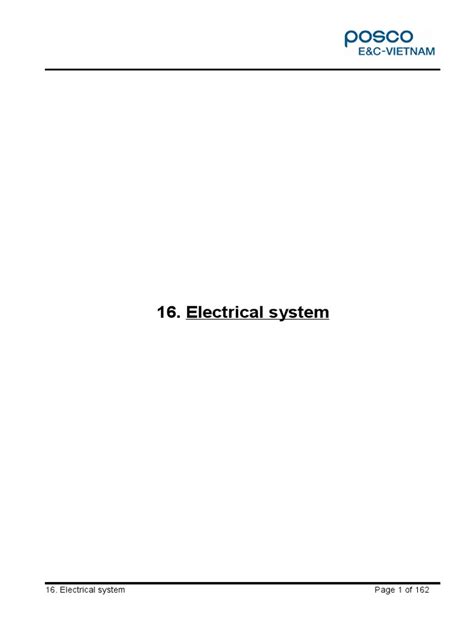 Method Statement Electrical System Pdf Crane Machine Nut