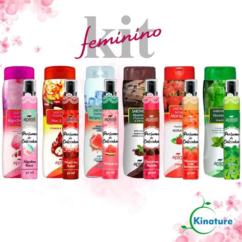 Kit Intimo E Sensual Itens Sabonete Intimo Ml Perfume De