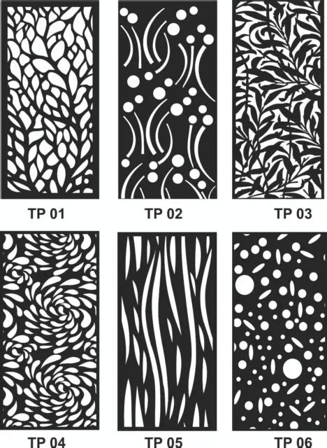 110 Panel Dxf Of Plasma Laser Cut Cnc Vector Cdr Eps Pdf £5 15