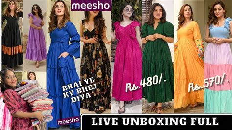 Meesho Huge Trendy Long Summer Dress Haul 😍 Omg 😱 Isse Acha Kuch Nhi Ho Skta 😝under Rs