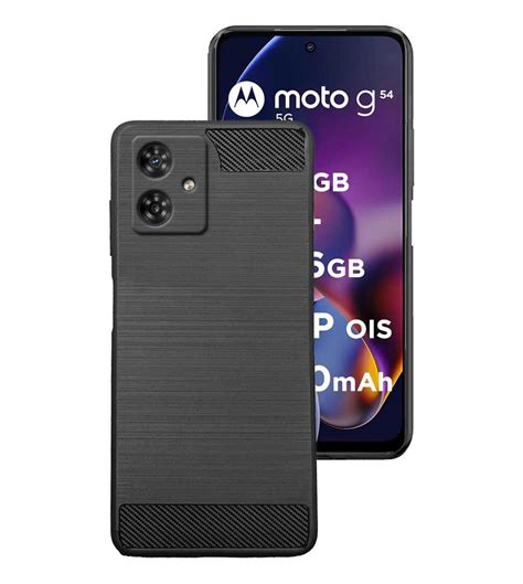 Rrtbz Carbon Hybrid Armor Tpu Back Case Cover Compatible For Motorola