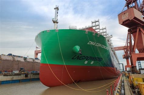 Cma Cgms 2nd Lng Powered Giant Sets Out For Sea Trials Lng Prime