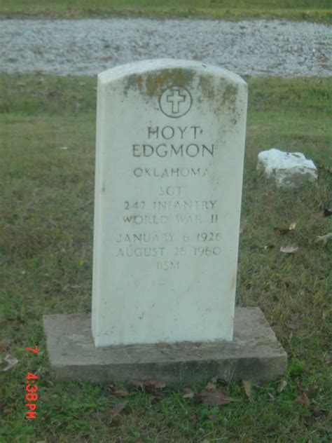 SGT Hoyt Edgmon 1926 1960 Mémorial Find a Grave