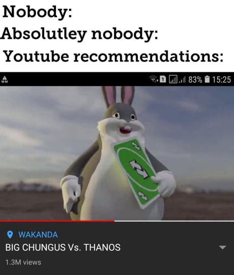 Memes Of Big Chungus Funny Memes