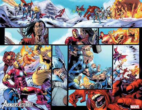 Marvel D Voile Avengers Assemble Alpha Dans Une Vid O Et Des Planches