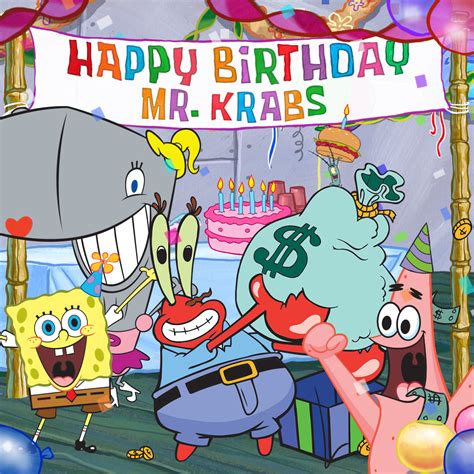 Out Of Context Spongebob Squarepants🇺🇦 On Twitter Today Is Mr Krabs Birthday And Its A Party 🎊